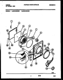 DOOR PARTS Diagram and Parts List for GDG546RBS0  Gibson Dryer