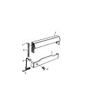 BACKGUARD Diagram and Parts List for GF670HXD0  Frigidaire Wall Oven