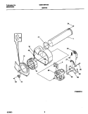 P16M0019 MOTOR, BLOWER Diagram and Parts List for GSG746RHS0  Gibson Dryer