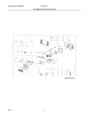 RECOMMENDED SPARE PARTS Diagram and Parts List for  Frigidaire Air Conditioner