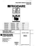 COVER Diagram and Parts List for  Frigidaire Range