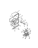 OVEN CAVITY Diagram and Parts List for RER307CV0  Kelvinator Range