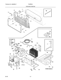 COOLING SYSTEM Diagram and Parts List for  Electrolux Refrigerator