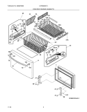 FREEZER DRAWER - BASKET Diagram and Parts List for  Frigidaire Refrigerator