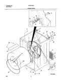 CABINET / DRUM Diagram and Parts List for  Gibson Dryer