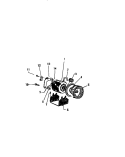 MOTOR Diagram and Parts List for DE661JDD1  Frigidaire Dryer