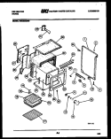 BODY PARTS Diagram and Parts List for RER355GW0  Kelvinator Range