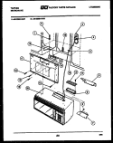 OUTER BODY PARTS Diagram and Parts List for  Tappan Microwave
