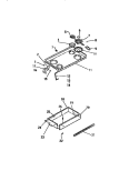 TOP / DRAWER Diagram and Parts List for RER307CV0  Kelvinator Range