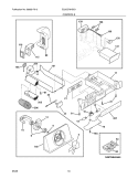 CONTROLS Diagram and Parts List for  Electrolux Refrigerator