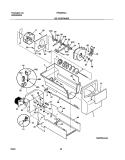 ICE CONTAINER Diagram and Parts List for FRS26R4CB1  Frigidaire Refrigerator