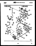 BURNER, MANIFOLD AND GAS CONTROL Diagram and Parts List for  Tappan Range