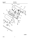 CONTROL PANEL Diagram and Parts List for  Frigidaire Washer
