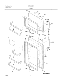 DOORS Diagram and Parts List for  Gibson Refrigerator