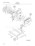 Part Location Diagram of 318280016 Frigidaire PANEL