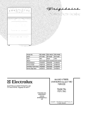COVER Diagram and Parts List for  Frigidaire Range