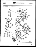 BURNER, MANIFOLD AND GAS CONTROL Diagram and Parts List for  Tappan Range