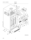 Part Location Diagram of 215774901 Frigidaire Refrigerator Upper Hinge Button Plug