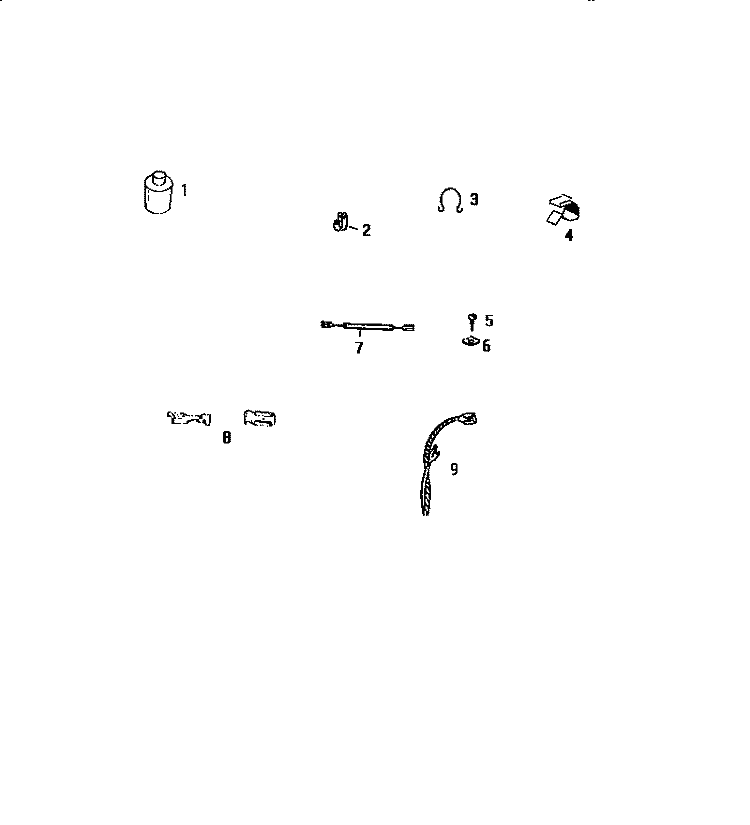 MISCELLANEOUS Diagram and Parts List for DE661JDD1  Frigidaire Dryer