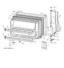 Part Location Diagram of WR12X1018 GE INSERT/NP HANDLE FZ ALMO