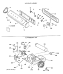 BACKSPLASH ASSEMBLY Diagram and Parts List for  Hotpoint Dryer