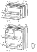 Section Diagram and Parts List for  Hotpoint Refrigerator