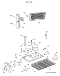 UNIT PARTS Diagram and Parts List for MTX18GIXCRAA  General Electric Refrigerator