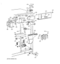 FRESH FOOD SECTION Diagram and Parts List for MSK27DRXAAA  General Electric Refrigerator