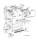 CABINET PARTS Diagram and Parts List for MTX18GAZLRAA  General Electric Refrigerator