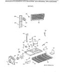 UNIT PARTS Diagram and Parts List for MTX18GIXGRAA  General Electric Refrigerator