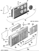 Part Location Diagram of WJ71X2150 GE USE GEH WJ71X2151