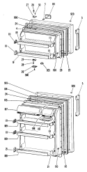 Section Diagram and Parts List for  Hotpoint Refrigerator