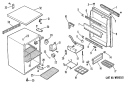 Part Location Diagram of WR74X247 GE GRILLE AIR