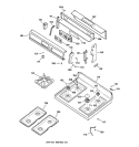 Part Location Diagram of WB29K10004 GE Burner Cap - Medium