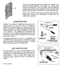 EVAPORATOR INSTRUCTIONS Diagram and Parts List for  General Electric Refrigerator