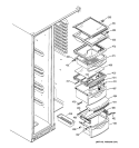 Part Location Diagram of WR32X10579 GE COVER TOP PAN Assembly