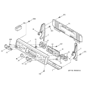 CONTROL PANEL Diagram and Parts List for  General Electric Range