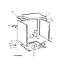 CABINET Diagram and Parts List for  General Electric Dryer