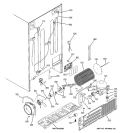 SEALED SYSTEM & MOTHER BOARD Diagram and Parts List for PSC23NGPCWW  General Electric Refrigerator