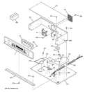 CONTROL PANEL & COOKTOP Diagram and Parts List for JT955SK1SS  General Electric Microwave Oven Combo