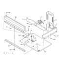 CENTER SPACER Diagram and Parts List for JT955SK1SS  General Electric Microwave Oven Combo