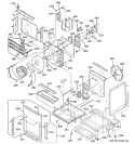 MOTOR, HEATER & BASE PAN PARTS Diagram and Parts List for  General Electric Air Conditioner