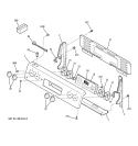 Part Location Diagram of WB36T10900 GE TRIM & BRACKET Assembly