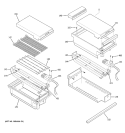 GRILL & DRIDDLE ASSEMBLY Diagram and Parts List for  General Electric Range