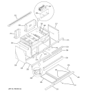 STRUCTURE Diagram and Parts List for  General Electric Range