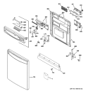 Part Location Diagram of 49-55001 GE PM MANUAL USE & CARE