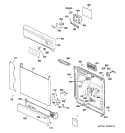 Part Location Diagram of WD21X10261 GE Interlock Switch