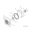 CONVECTION FAN Diagram and Parts List for  General Electric Range