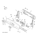 CONTROL PANEL Diagram and Parts List for  General Electric Range