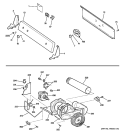Part Location Diagram of WE16X20393 GE BLOWER WHEEL